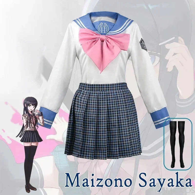 Maizono Sayaka Cosplay  Anime  - đánh giá và giá Anime Cosplay Jumpsuit