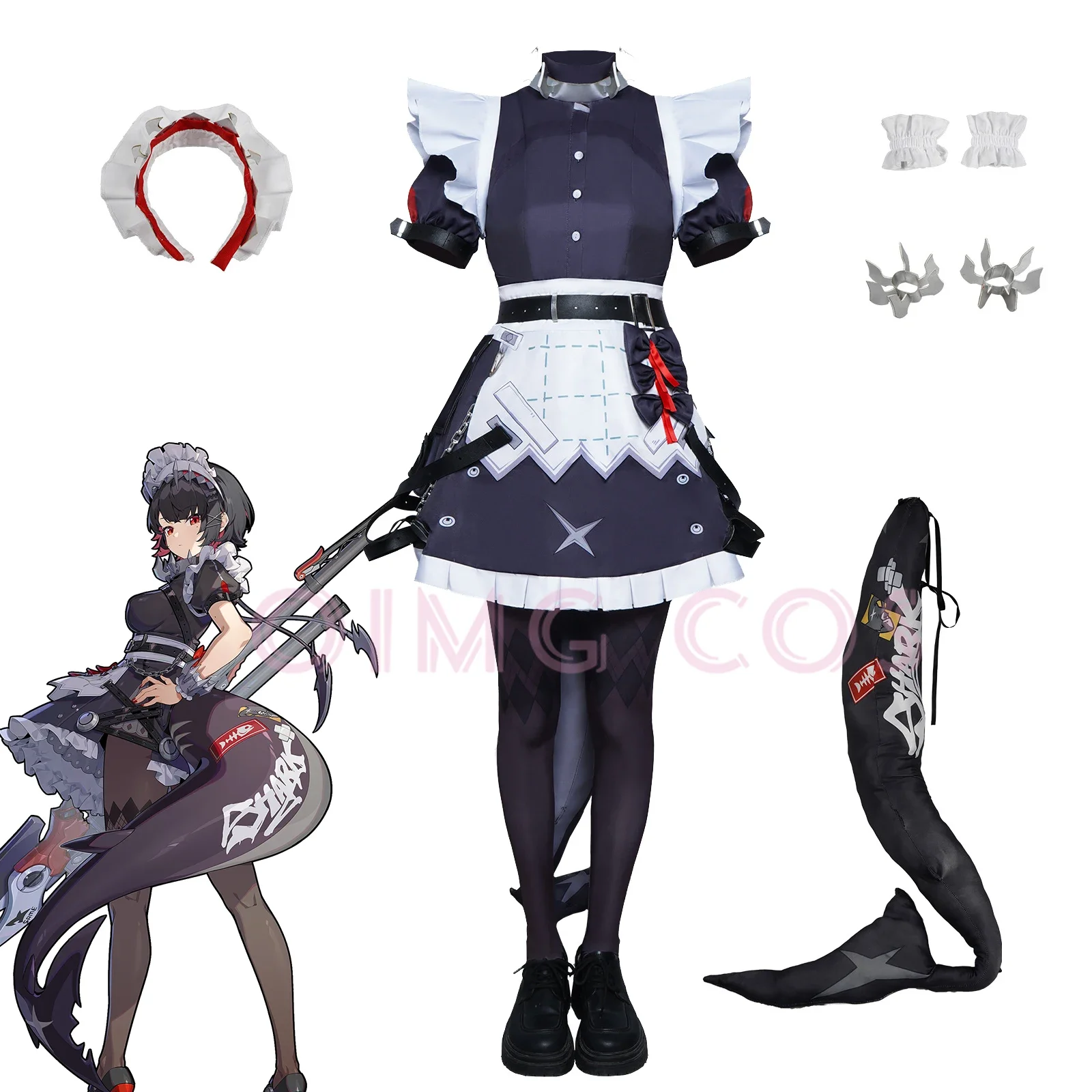 Ellen Joe Zenless Zone Zero Co - đánh giá và giá Anime Cosplay Ladies