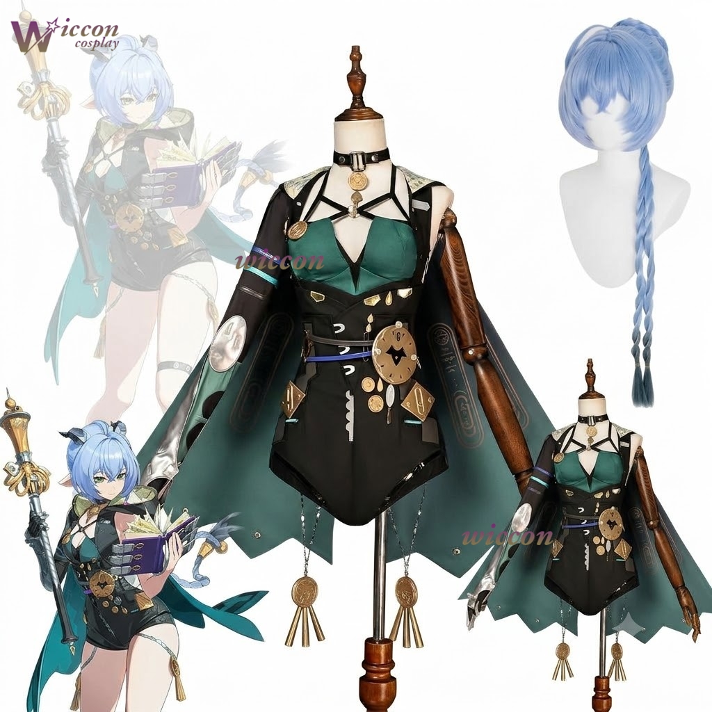 Zenless Zone Zero Lucia Elowen - đánh giá và giá Anime Cosplay Blue Hair