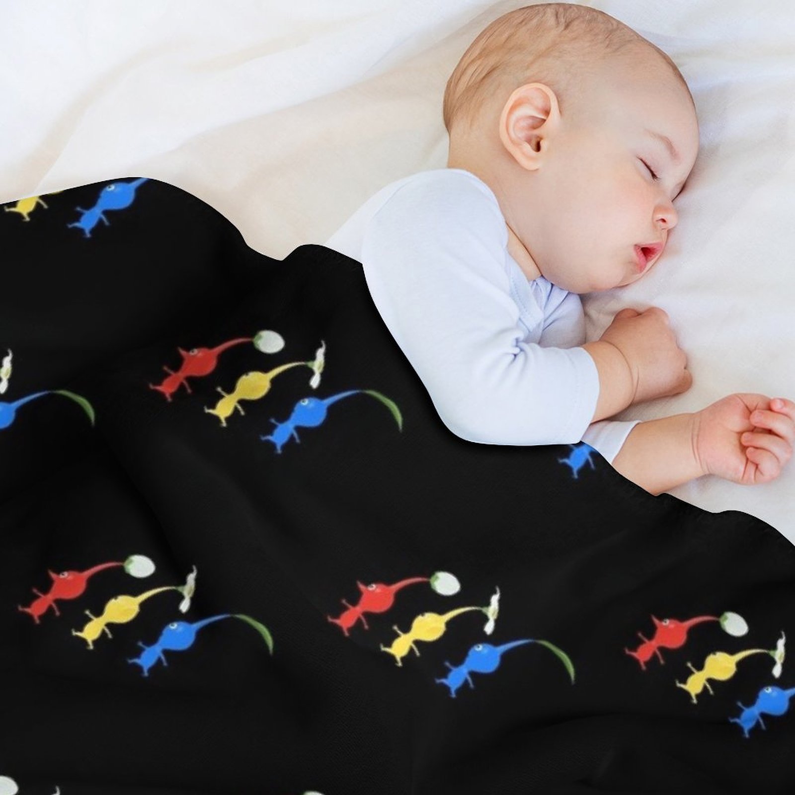 3 Pikmin Running Throw Blanket - đánh giá và giá Anime Cosplay Idea